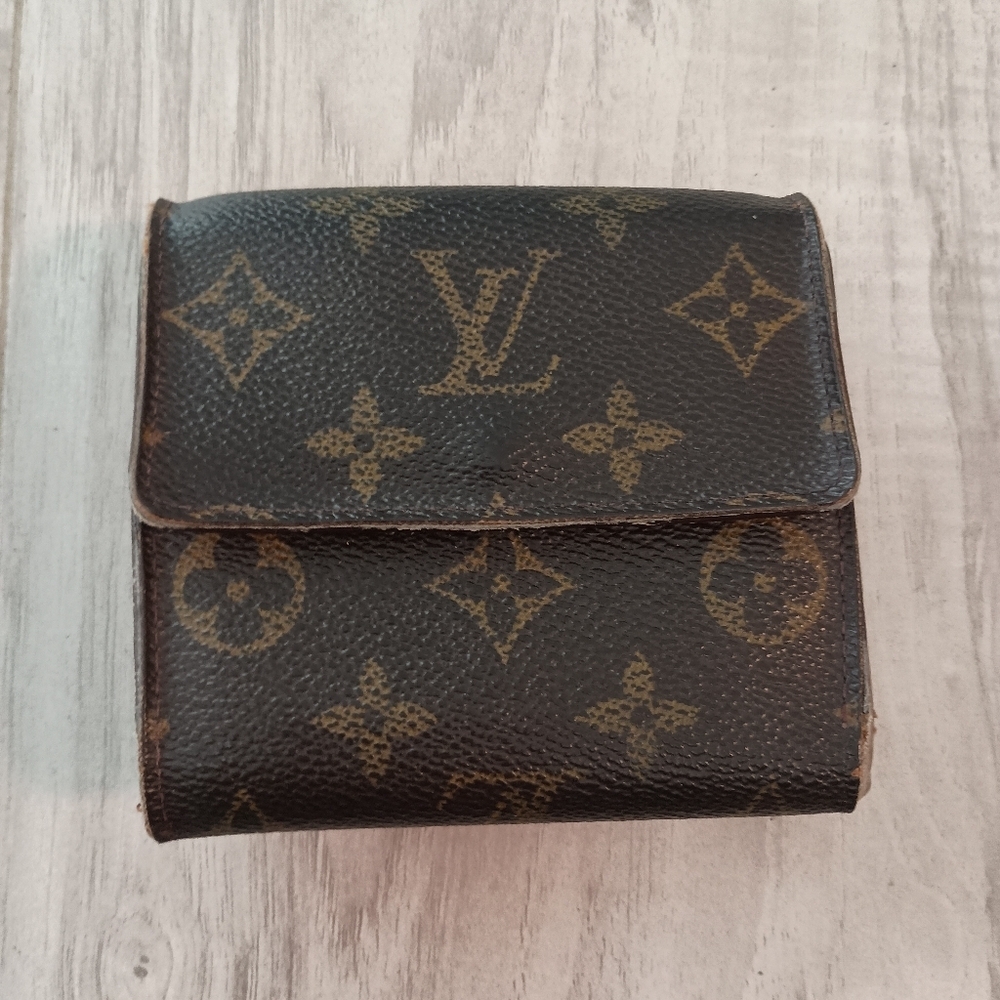 Authentic Louis Vuitton Monogram Portefeiulle Elise Trifold Wallet - Picture 2 of 9